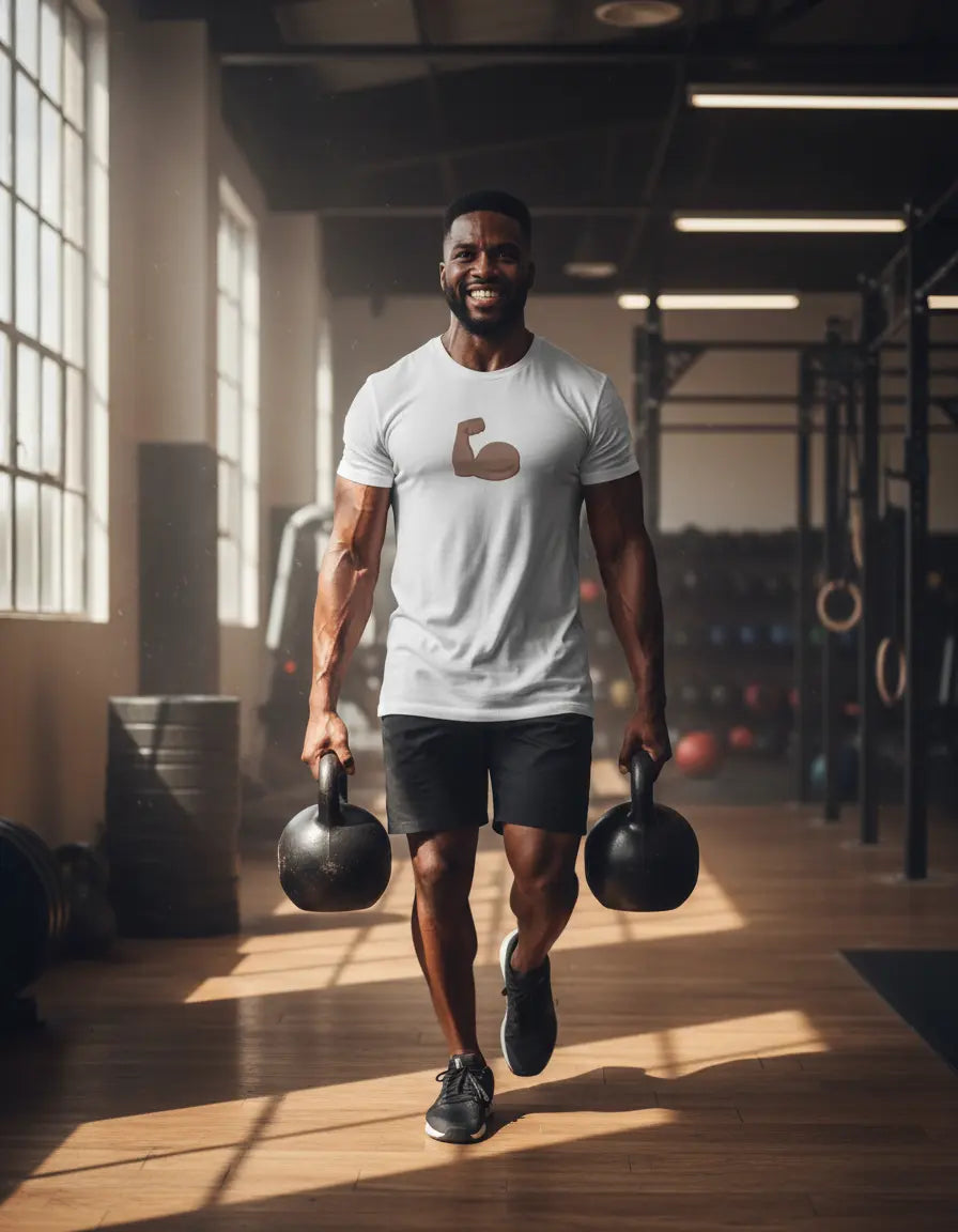 Biceps Emoji Shirt - Blk Carry