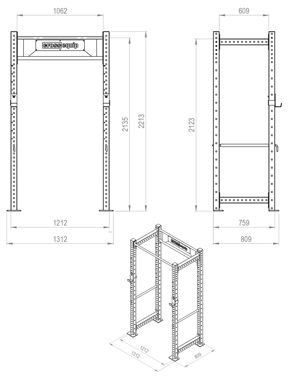 CPR-100 Power Rack Kurz