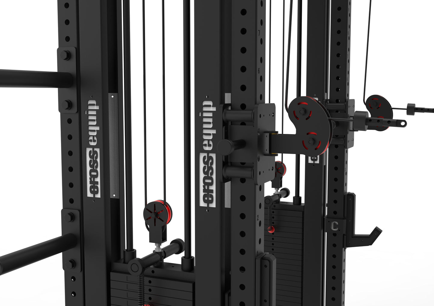 A - Line Multifunctional Dual Pulley System Rack - cross equip