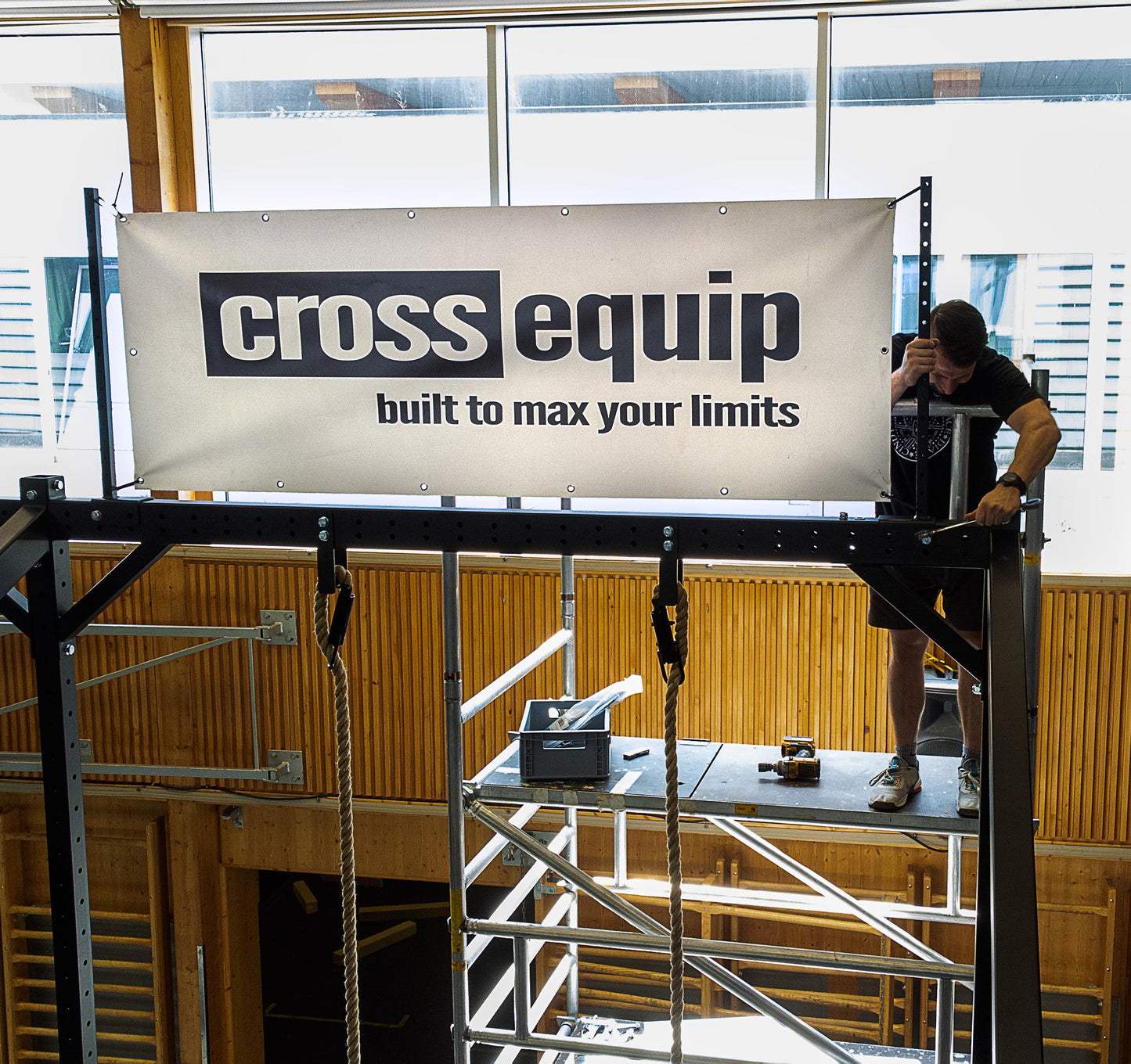 cross equip Banner 80cm x 220cm - cross equip