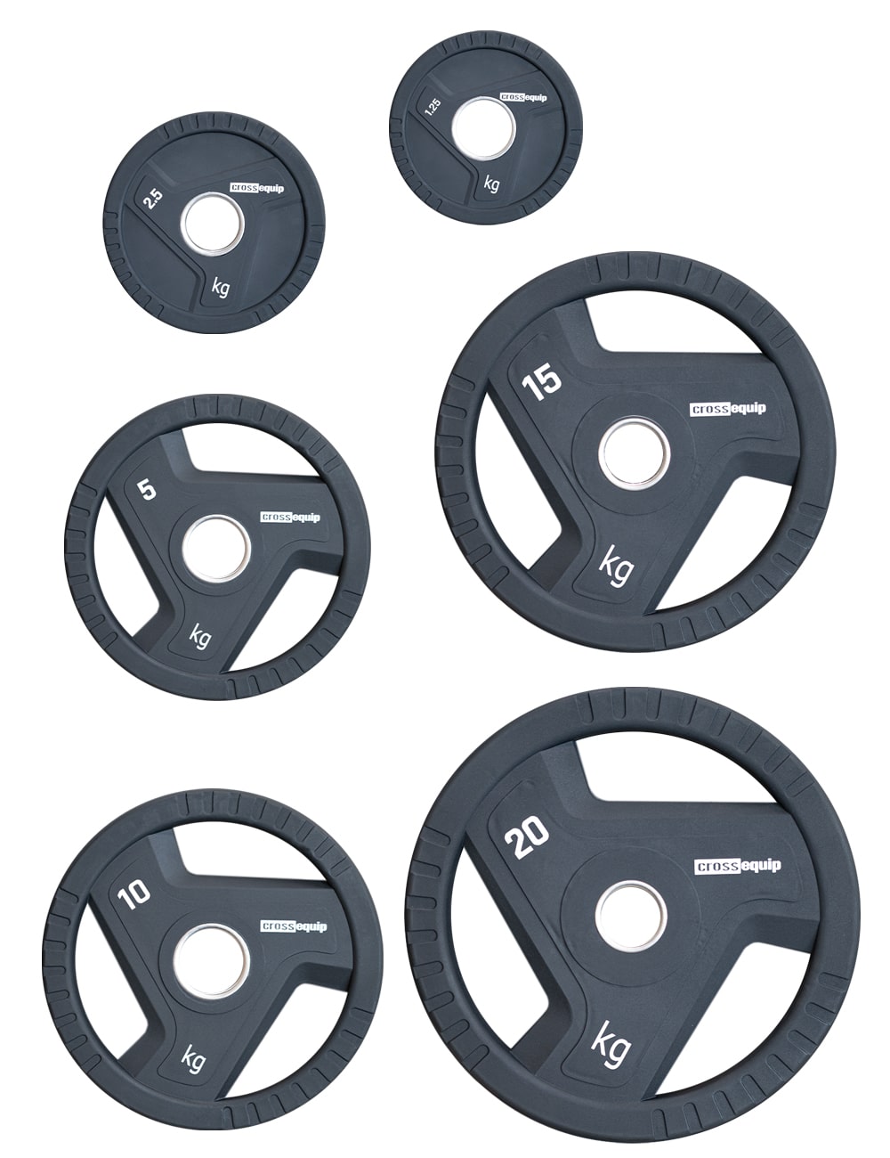 Geruchsfreie Studio Gewichtsscheiben aus Urethan - cross equip