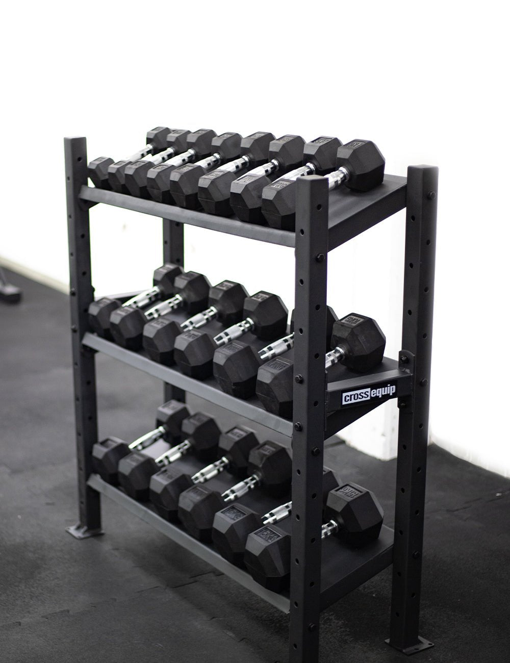 Long Storage 3`er Dumbbell Rack (Set) - cross equip