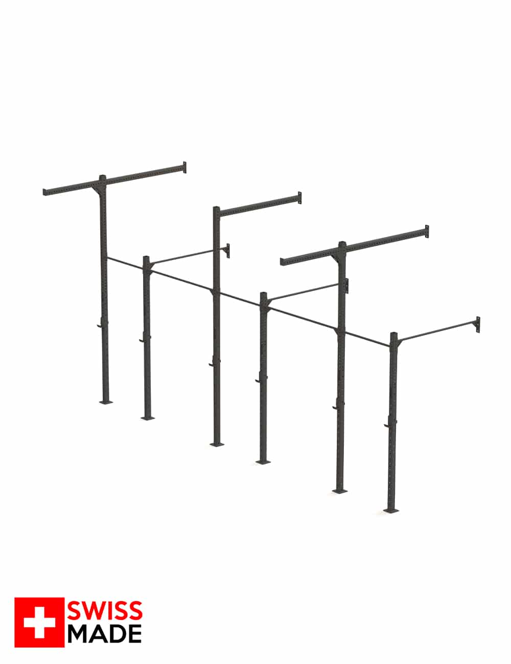 Swiss RIG 3 Stationen Wandmontage hoch - tief - cross equip