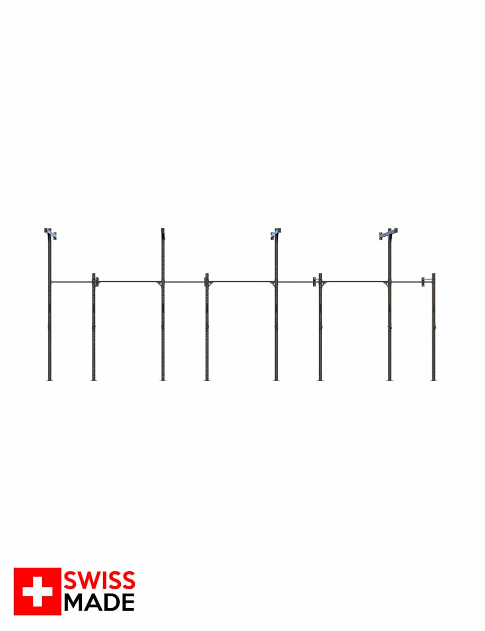 Swiss RIG 4 Stationen Wandmontage hoch - tief - cross equip