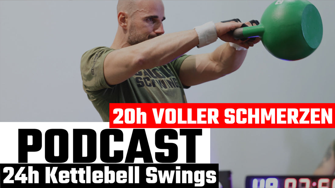 Waren die Schmerzen es Wert? Podcast über den 24h Kettlebell Weltrekordversuch