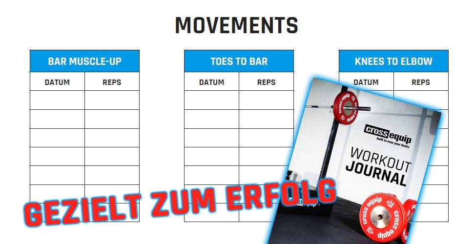 Workout Tracking - Gezielt zum Erfolg - cross equip