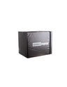 3in1 Soft Plyobox Kids – weiche schwarze Schaumstoff-Sprungbox mit cross equip Logo, aufgestellt in der 14-Zoll-Höhe (35 cm)