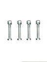 4er SET - Schrauben für Racks und Rigs (silber) - cross equip