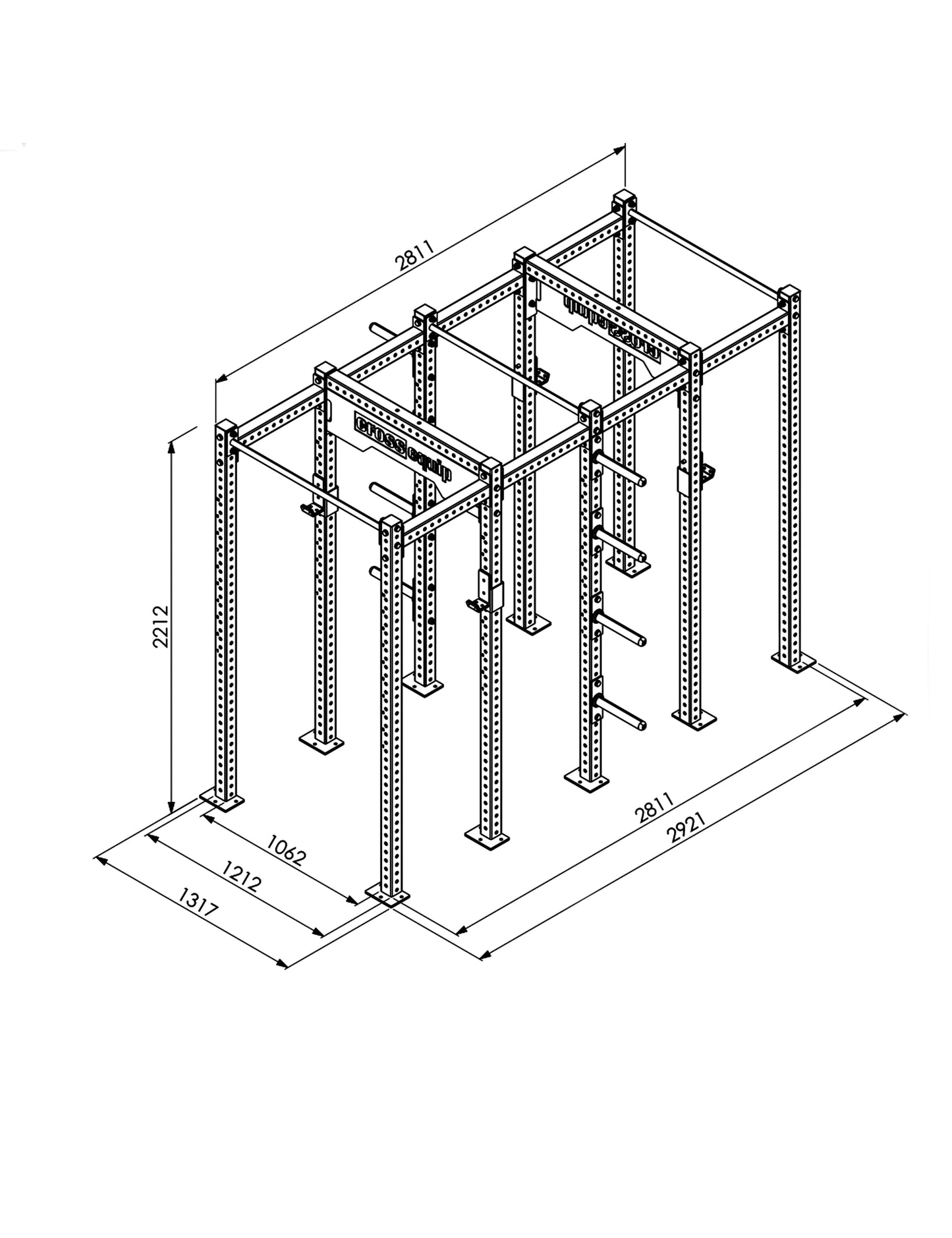 Double Sided Rack 220