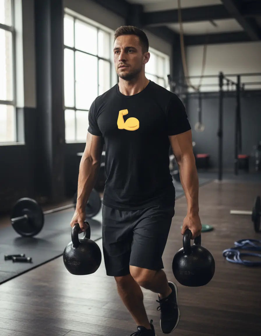 Biceps Emoji Shirt - Ylw Carry