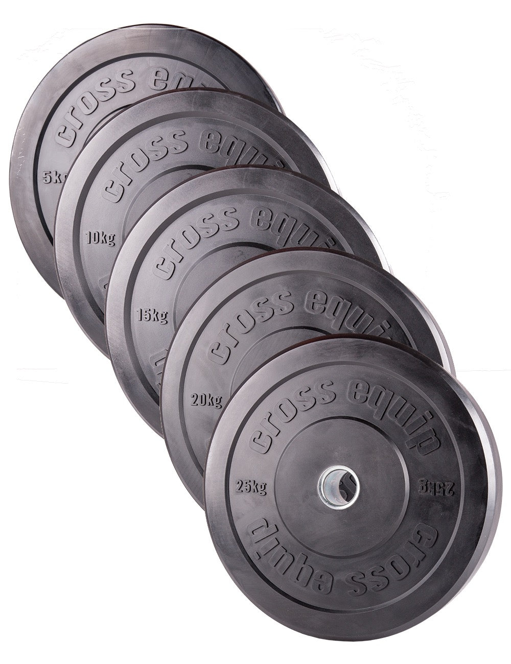 Schwarze Bumper Plates