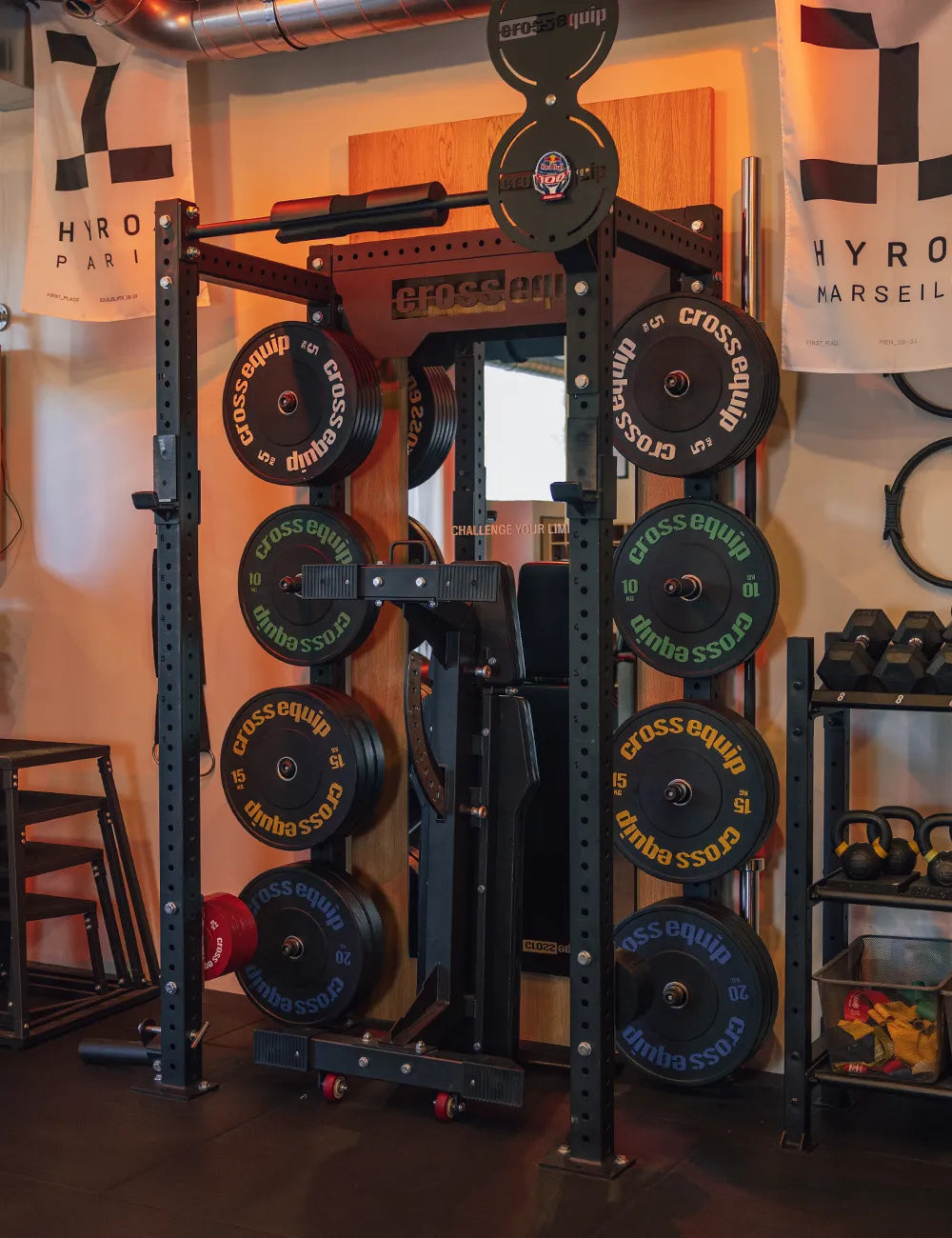 Cpr Group Rack CPR-100 Power Rack kompakt – 75 cm Tiefe, A-Line – cross equip
