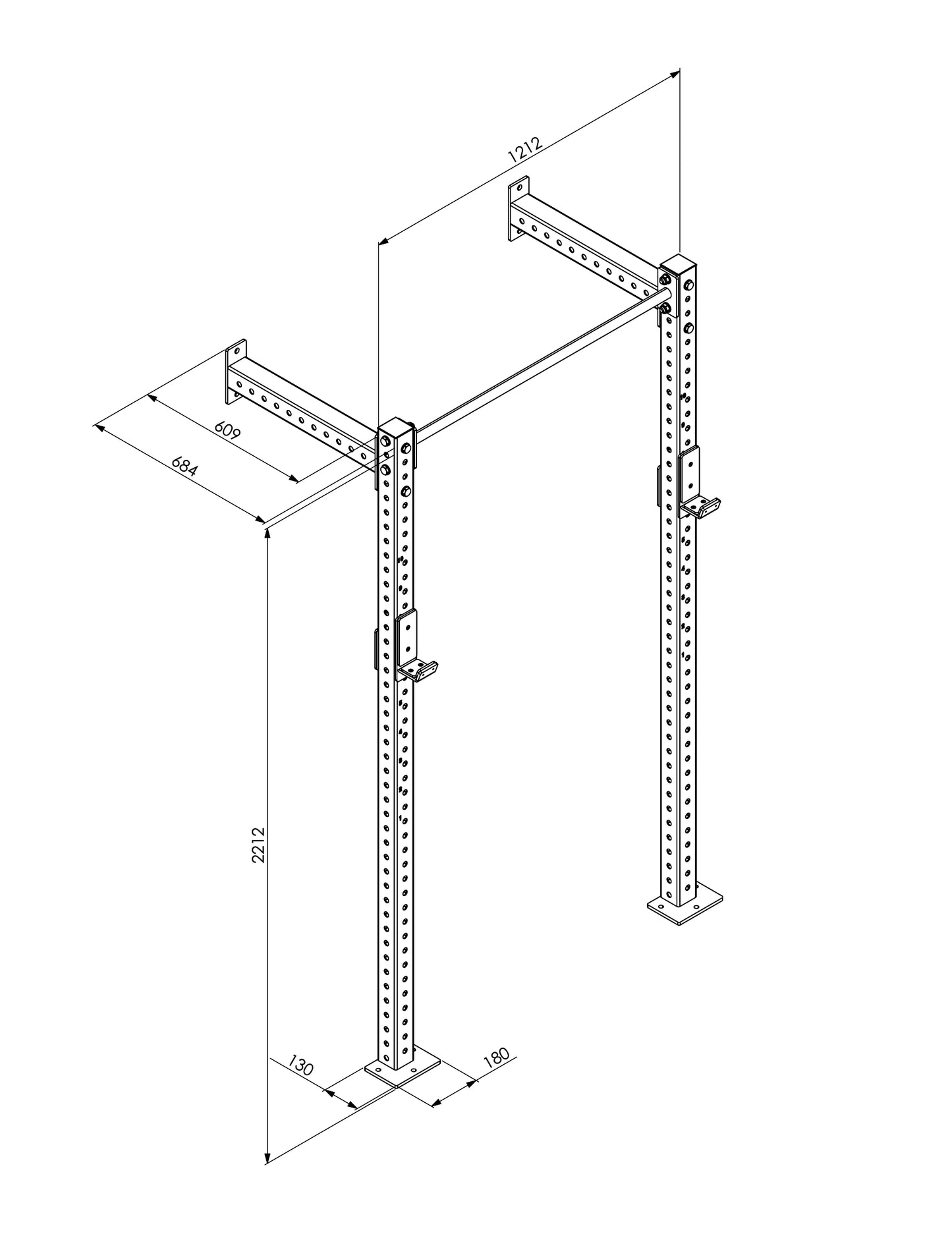 CWR-1 Wallmount Home Gym