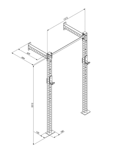 CWR-1 Wallmount Home Gym