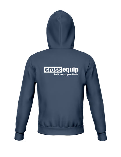 cross equip Damen Hoodie mit Reissverschluss