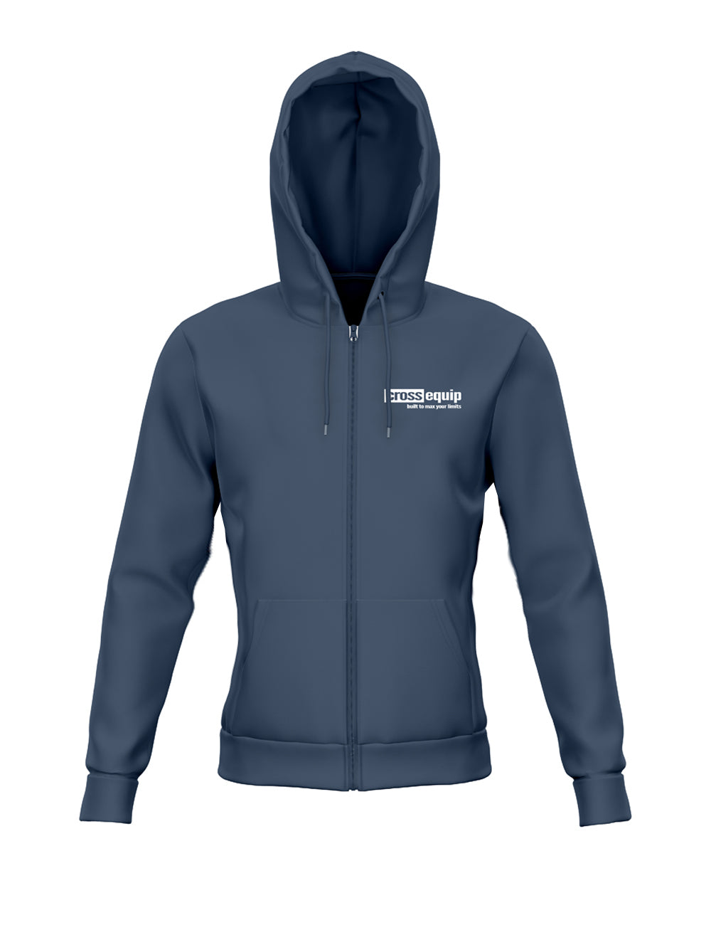 cross equip Damen Hoodie mit Reissverschluss