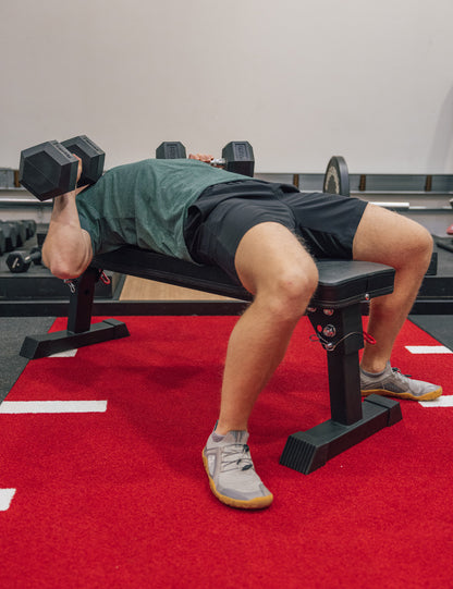 Foldable flat bench