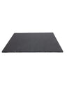 HG PRO CONNECT 25 Tile Gummiboden 100 × 100 cm in Schwarz – Aufsicht der 25 mm Bodenplatte fürs Gym