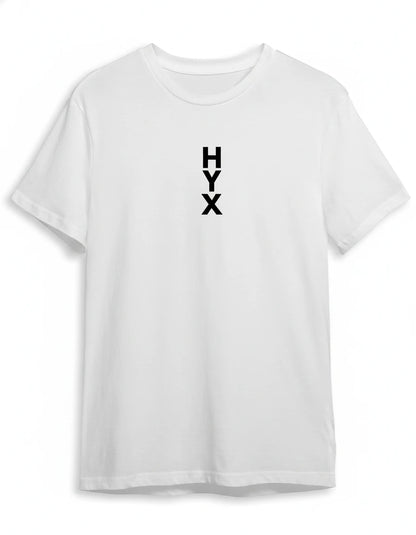HYX Shirt in Weiss mit Schwarz Druck