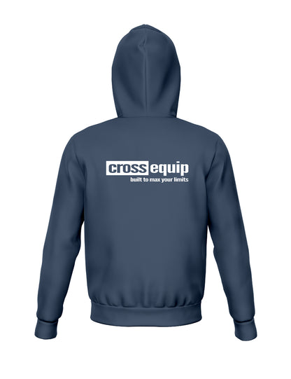 cross equip Herren Hoodie mit Reissverschluss