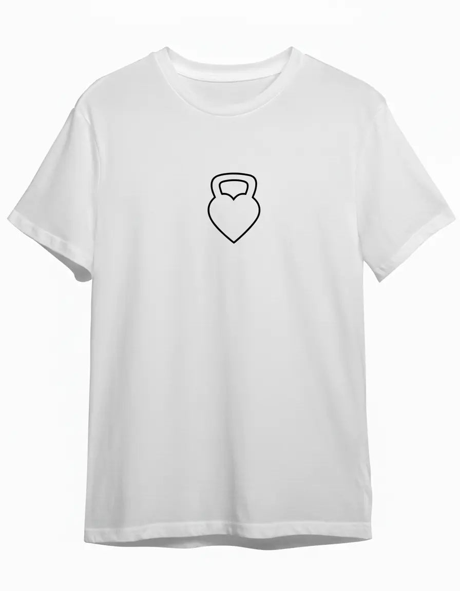 Kettlebell Love Shirt Gross in KB mit LOVE Druck
