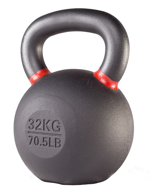 Gusseisen Kettlebell Powder Coated