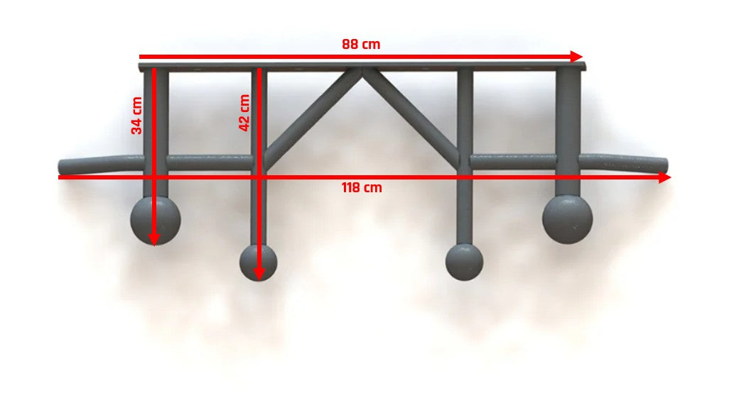 Globe Pullup Bar - Front Mount