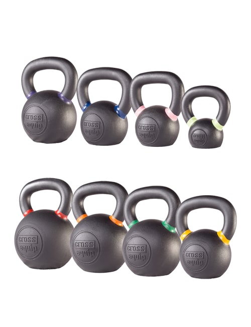 Powder Coated Kettlebell Set Basic