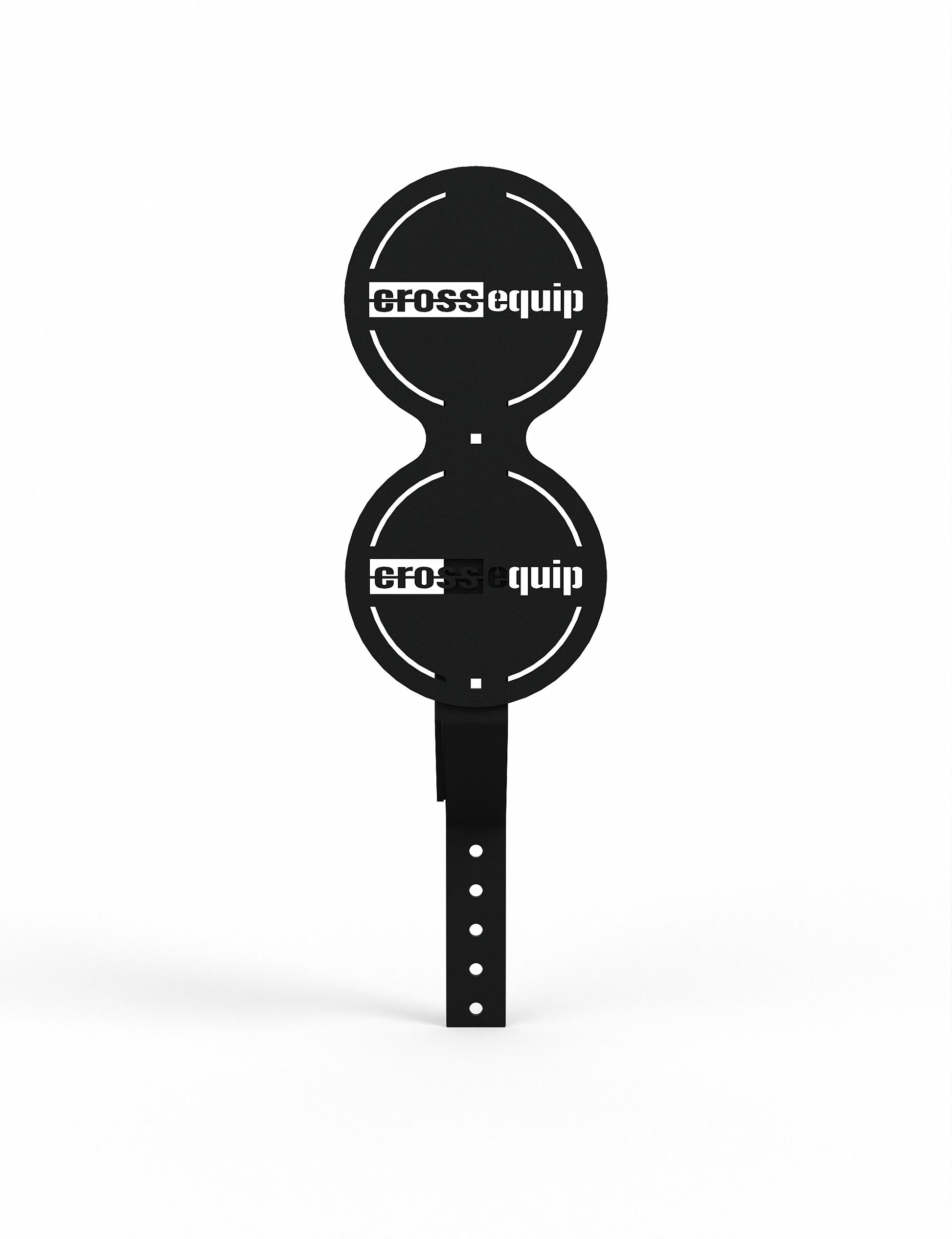 Double Wall Ball Target mit 30 cm Zielscheibe – A-Line, Frontansicht