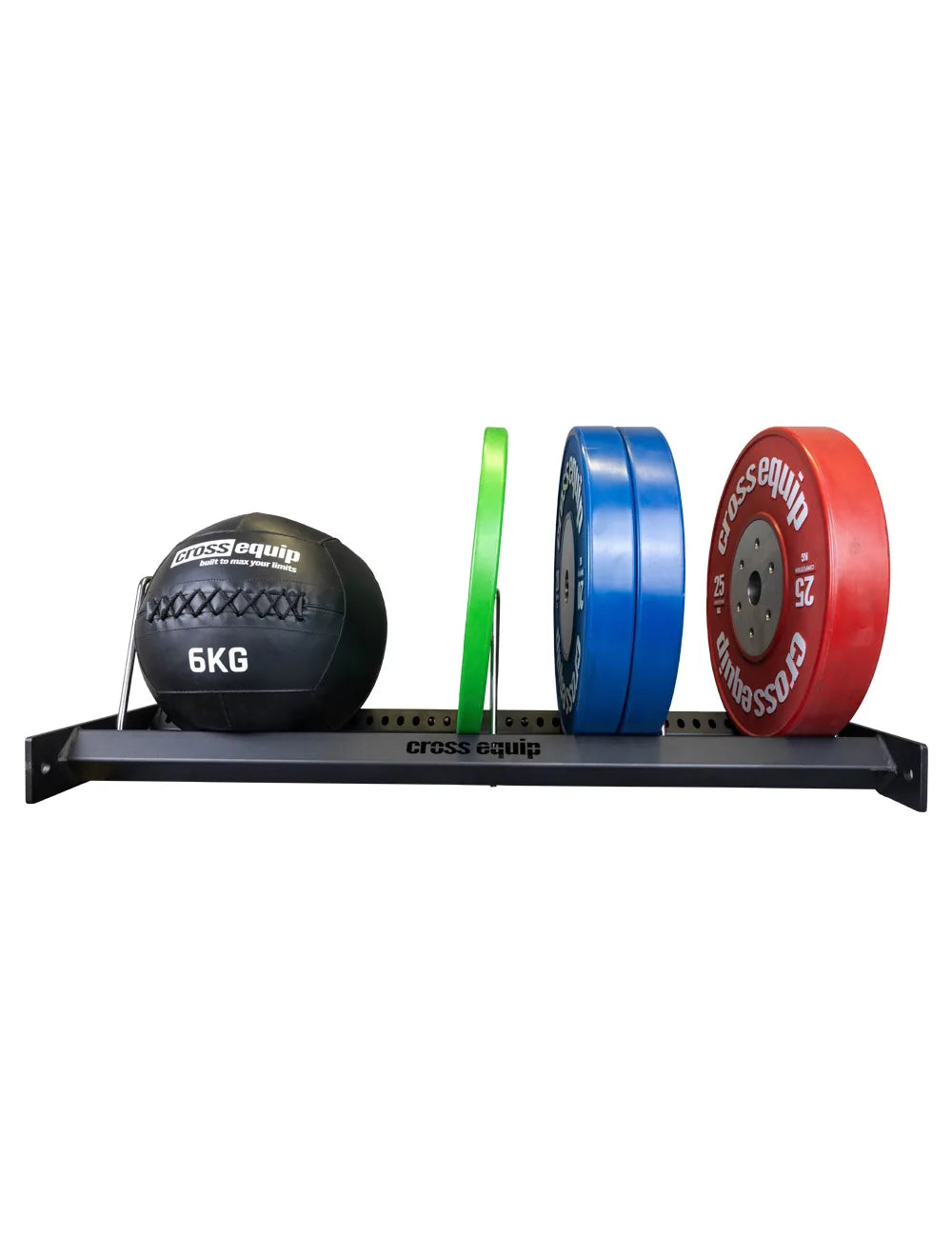 cross equip Plate Separators im Einsatz — geordnete Hantelscheiben im Rack-Setup