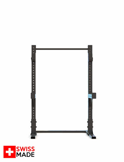 Swiss Squat Stand 179 cm mit Klimmzugstange und Safety Arms