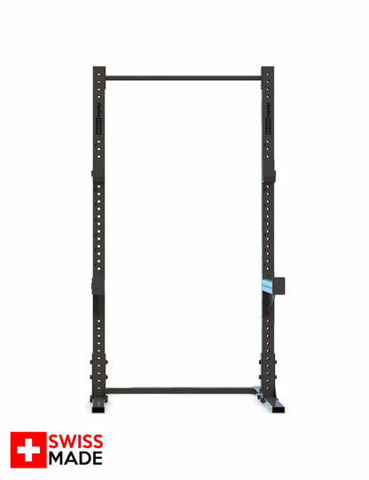 Swiss Squat Stand 224 cm mit Klimmzugstange und Safety Arms