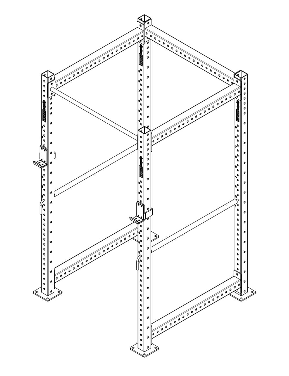 Swiss Power Rack with Safety Pins