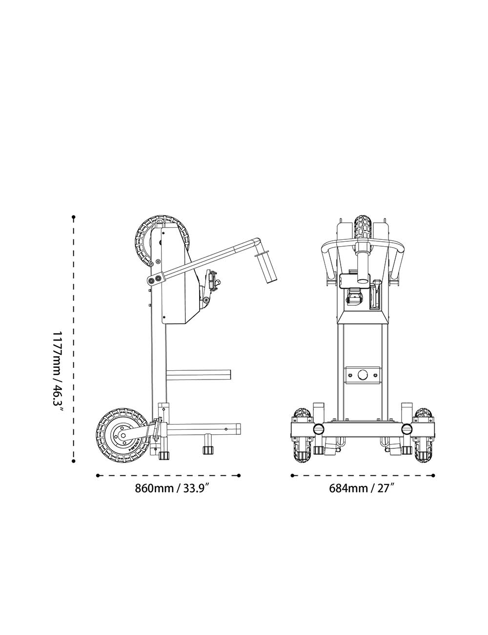 Xebex XT4 Sled - Lenkbarer Schlitten für jeden Untergrund