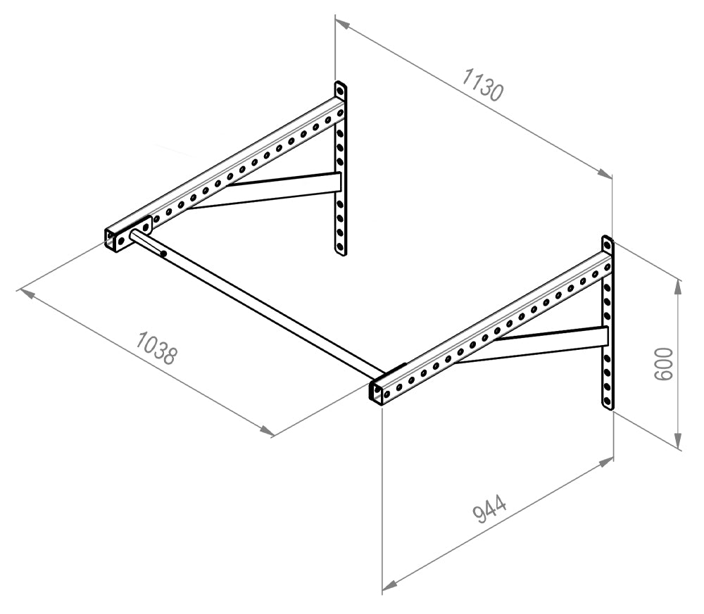 Swiss Line Pull Up Bar Stainless Steel