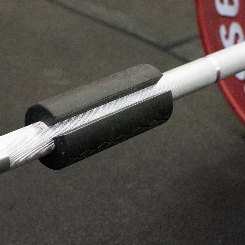 Cross Equip Thick Grips auf Langhantel für dickeren Griffumfang