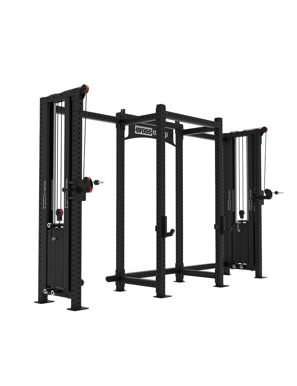 Wide Cable Rack A-Line Kabelzugstation mit Rack – Wide Dual Pulley – cross equip