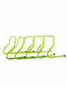 Adjustable Agility Hurdles – 6er-Set grüne höhenverstellbare Trainingshürden in einer Reihe, von cross equip