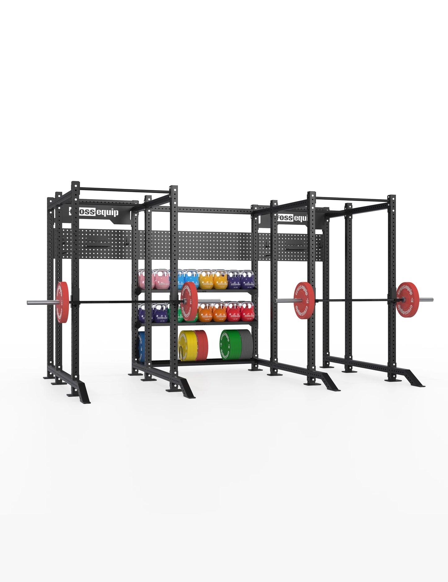 Athletic Team Rack Build – A-Line Power Rack with Storage – cross equip