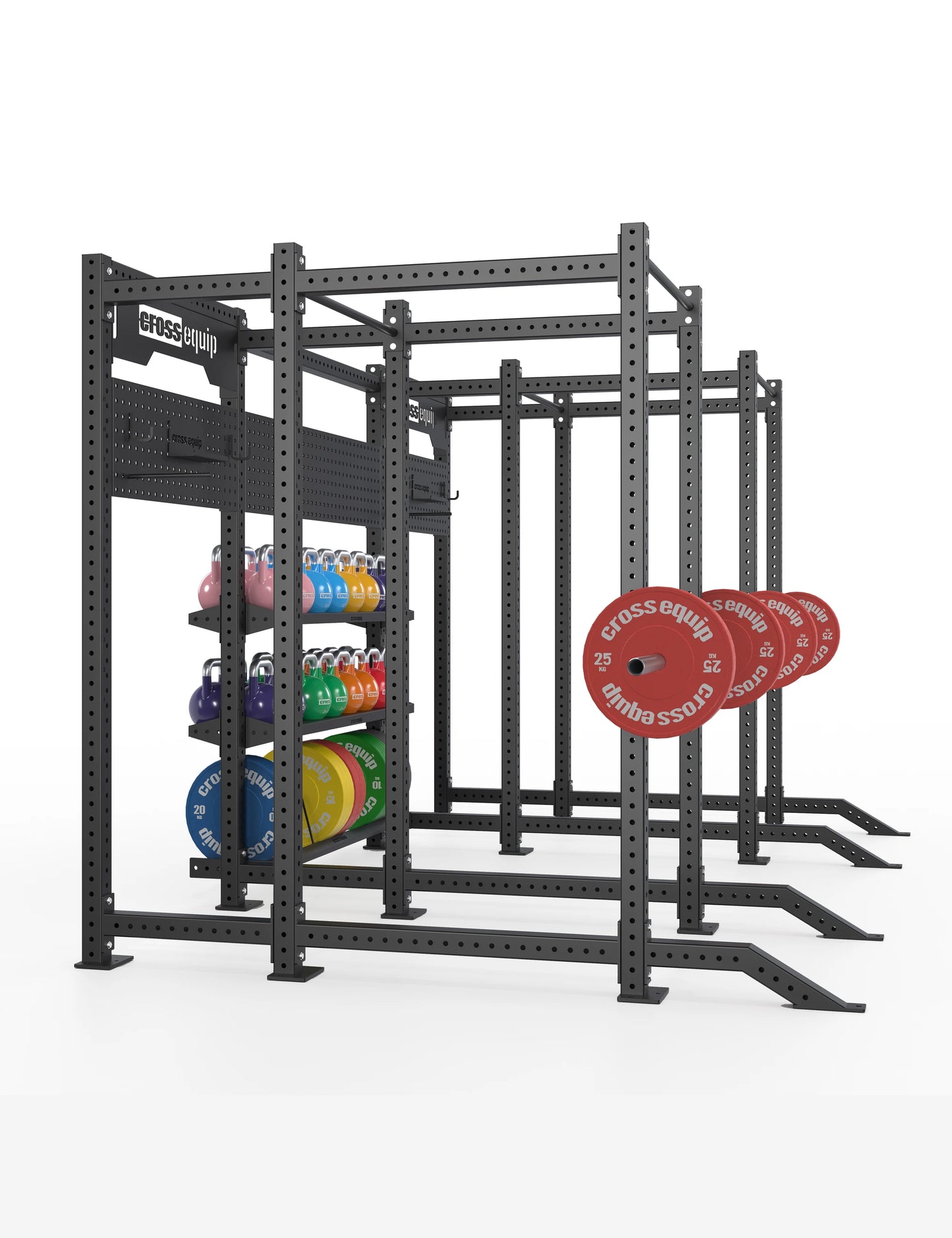 Athletic Team Rack Build – A-Line Power Rack with Storage – cross equip