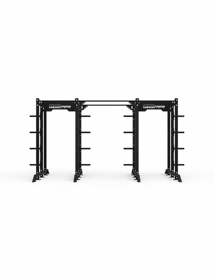 Double Sided Squat Rack 240 mit Pull-up Bar – A-Line, Frontansicht