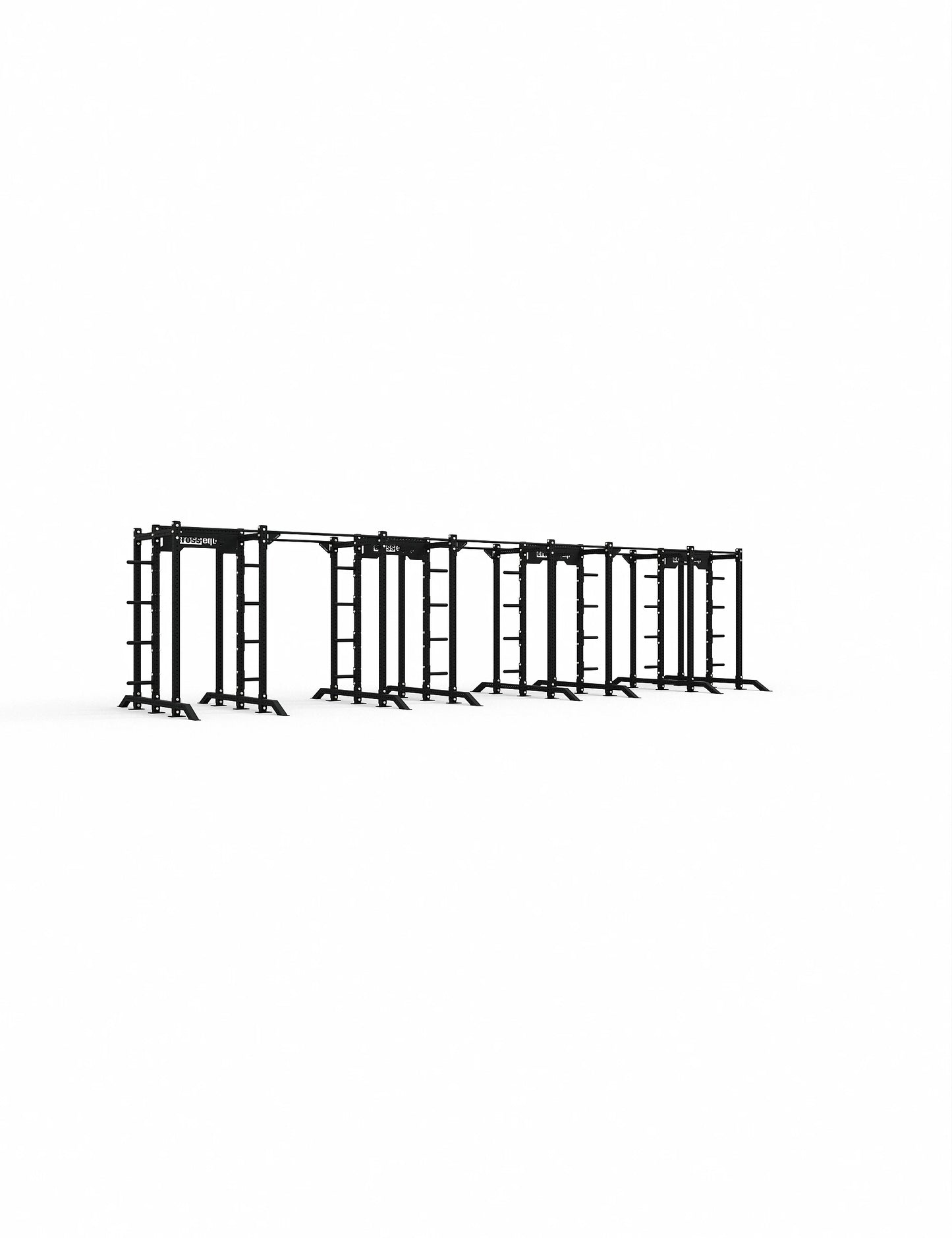 Double Sided Rack 240 Small 4er-Set – Trainings-Rig mit 8 Plätzen, Frontansicht schräg links