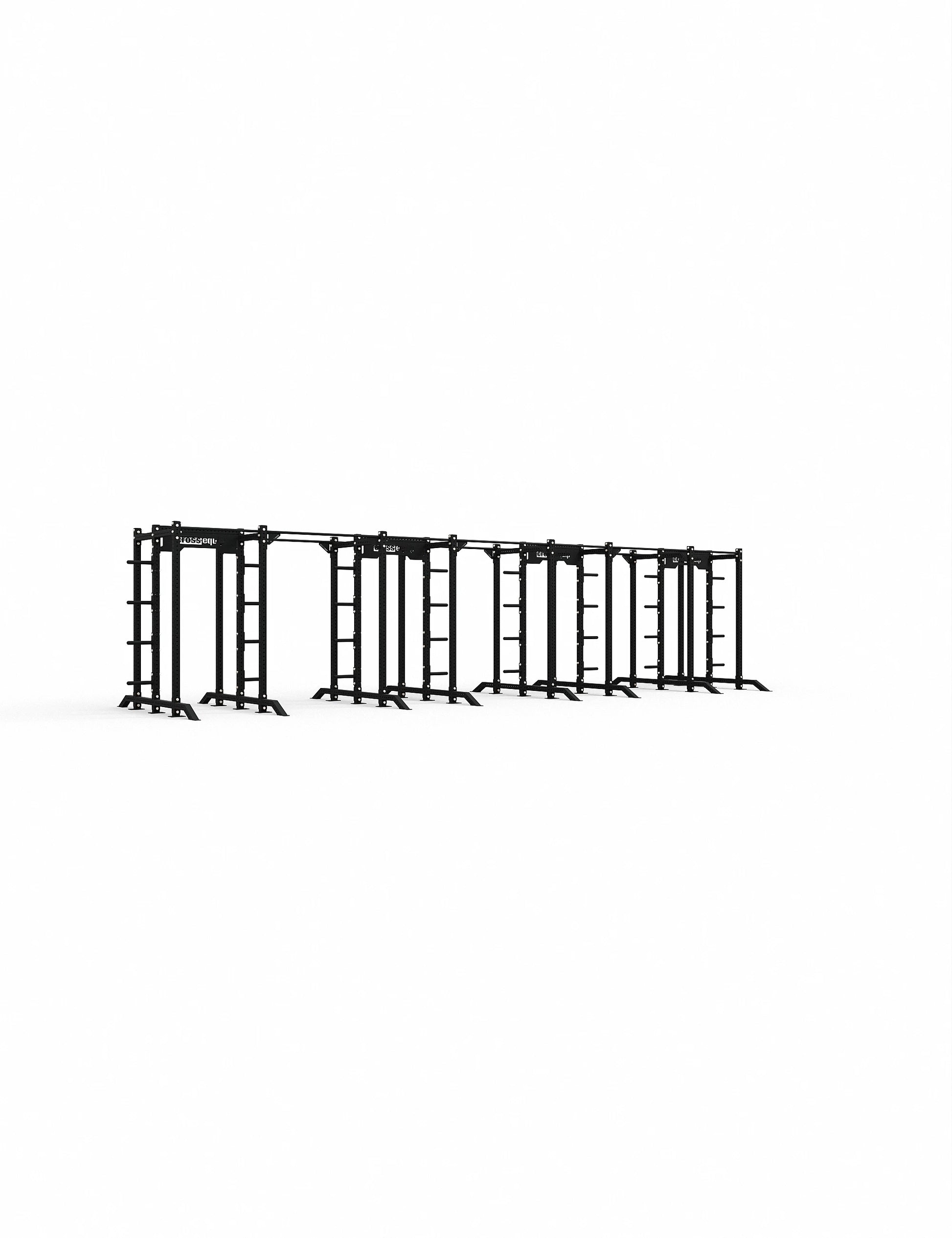 Double Sided Rack 240 Small 4er-Set – Trainings-Rig mit 8 Plätzen, Frontansicht schräg links