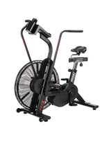 AssaultBike Pro X BeltDrive – Frontansicht des Air Bikes mit Elite-Konsole