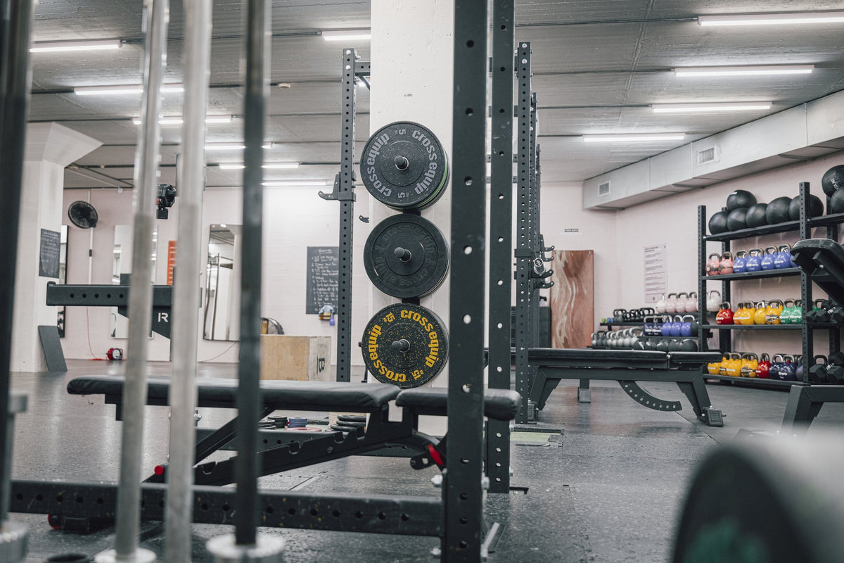 Rig mit Bumper Plates von cross equip im Balboa Underground