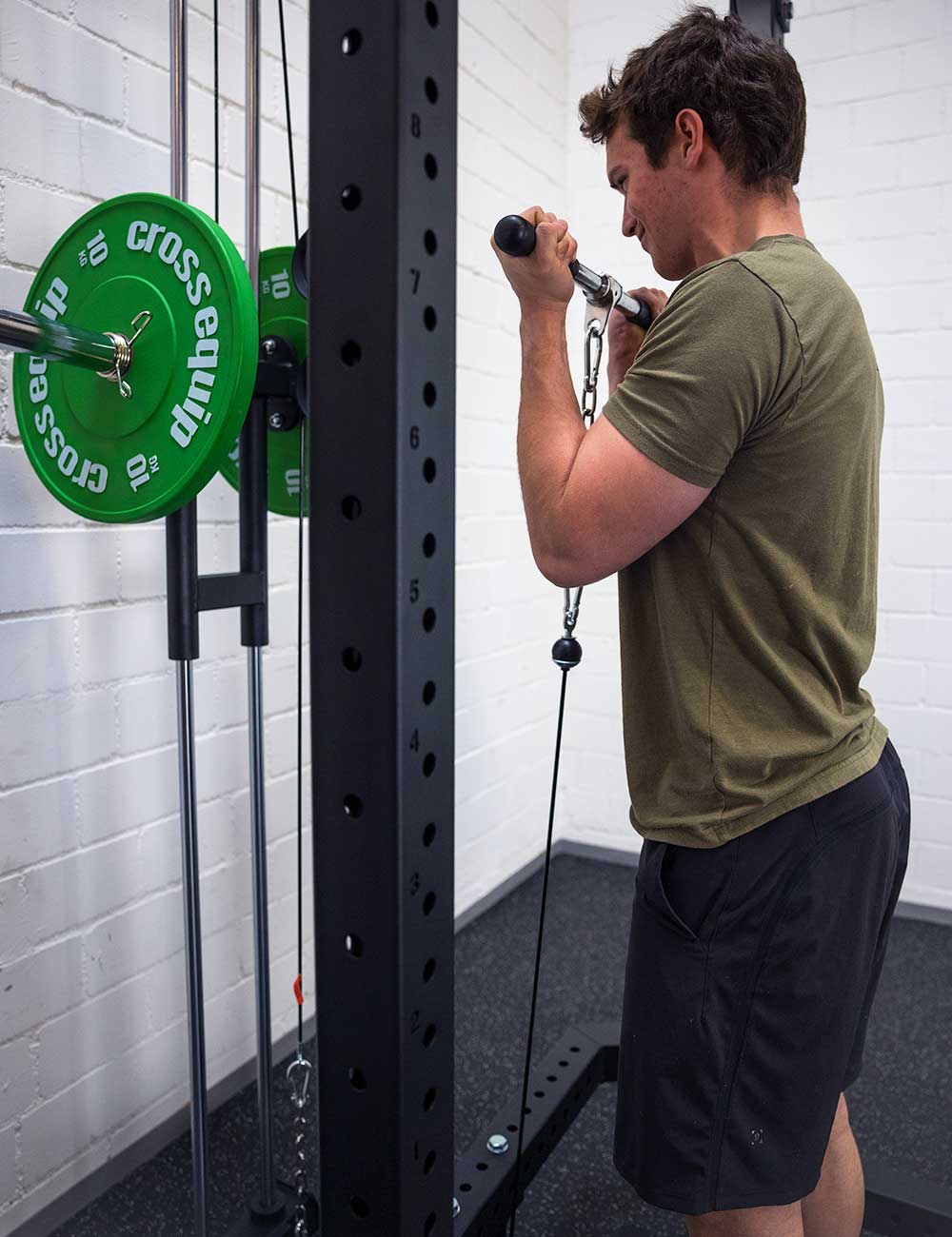 Power Rack - Lat Attachment and Low Row