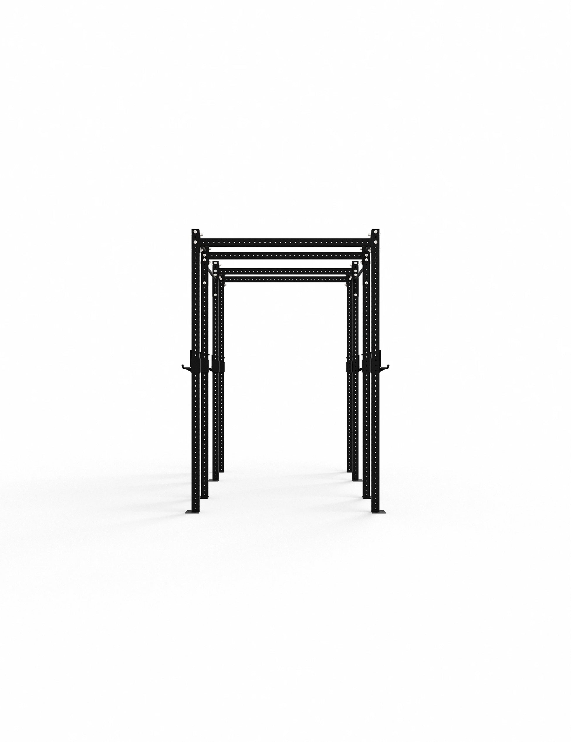 CFR-4 Freestanding Rig Seitenansicht links – A-Line Rig mit 3 mm Stahl und Bodenverankerung