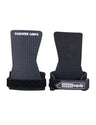 Cheater Grips V2 von cross equip – Gymnastics Grips fürs CrossFit, Vorder- und Rückseite mit texturierter Gummioberfläche und Neopren-Handgelenkband