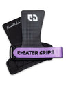 CHEATER GRIPS mit Handgelenk-Strap in Bright Lavendel – Gymnastics Grips von vorne