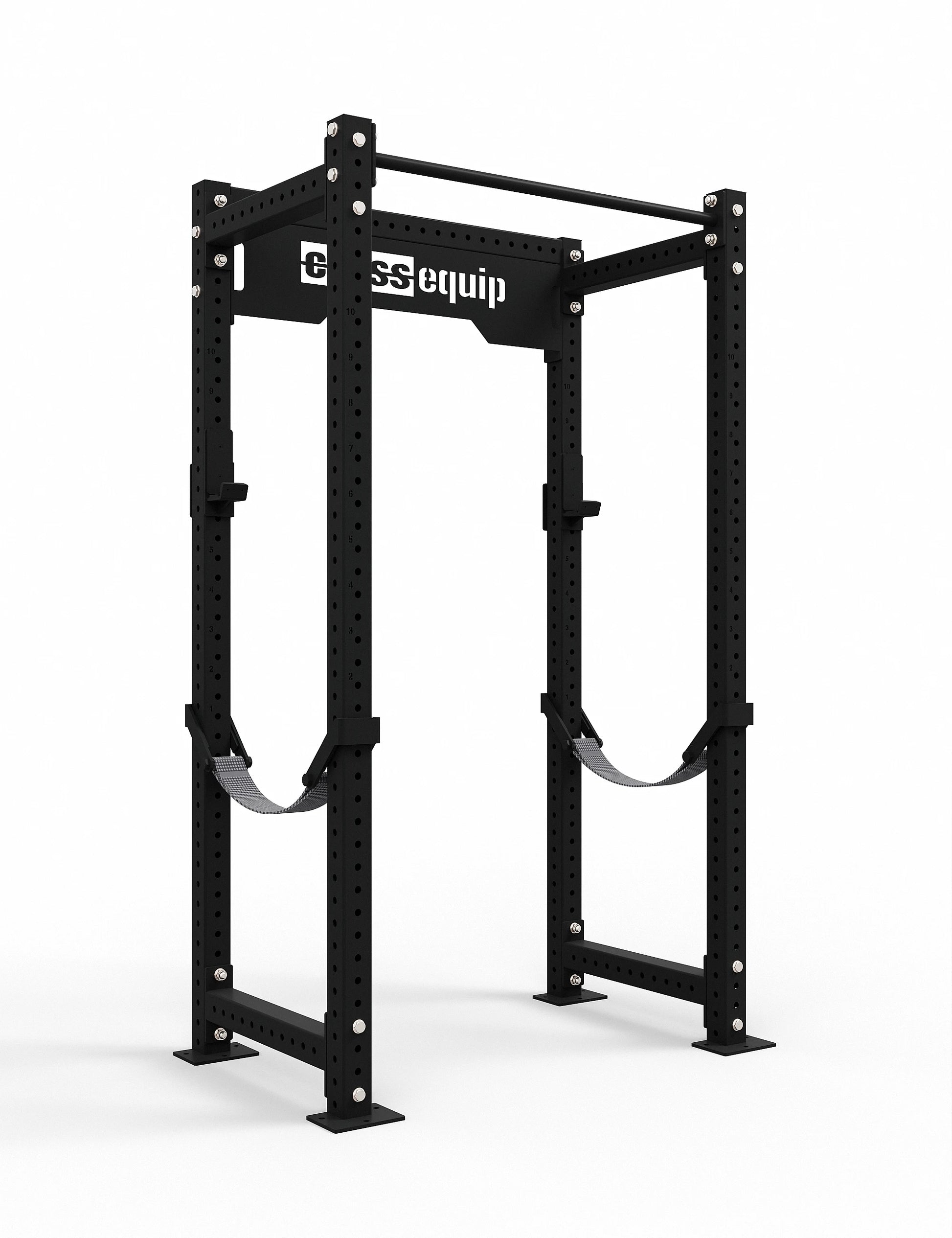 CPR-100 Power Rack Kurz – kompaktes A-Line Power Rack, Frontansicht schräg links